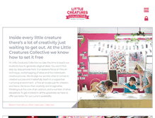 Tablet Screenshot of littlecreaturescollective.com